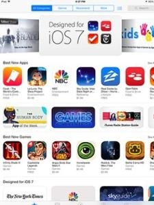 iPod IOS7上的App Stor