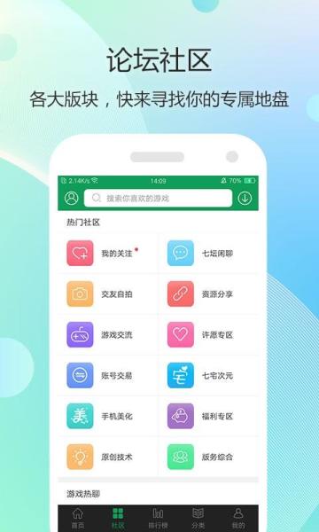 社区图-版块展示