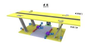 回龙观站站内立体图