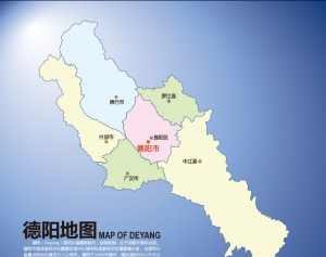 德阳市地图