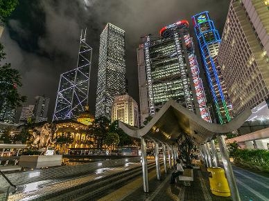 香港中环夜景