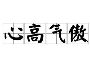 心高气傲