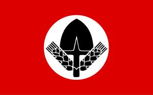 国家劳役团团旗，别名“咖啡豆”