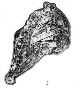 硫磺岛航拍地图