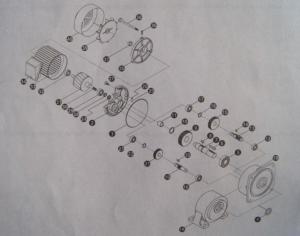 齿轮减速电机结构图