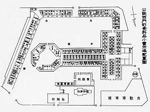1939年台北西门市场及稻荷神社