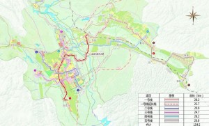 兴义-义龙新区城市轨道交通线网规划图