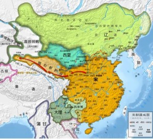 1111年夏崇宗时期形势图