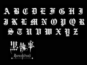 一种哥特字体