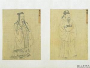 刘备与刘庄（右）