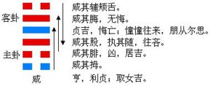 咸卦的结构和卦爻辞