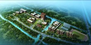 新校区鸟瞰图 新校区鸟瞰图