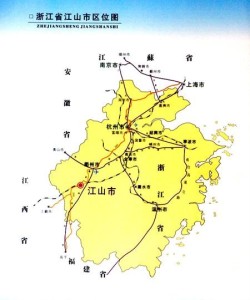 江山市区位图