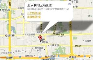 朝阳园交通图