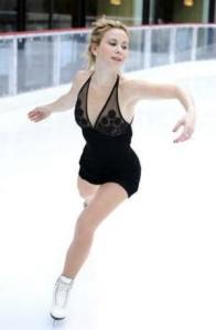 Tara Lipinski on ice