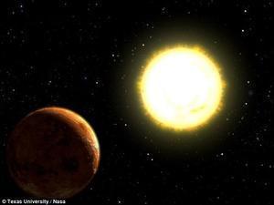 巨蟹55 e 与其母恒星