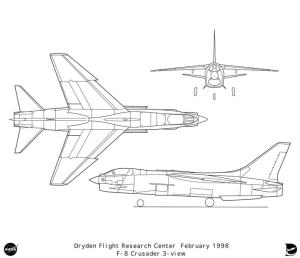 F-8三视图