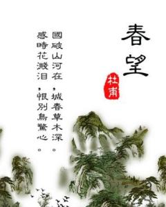 春望 搜狗百科
