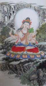 《除一切忧冥菩萨》将华多杰作品
