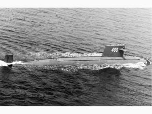 091型核潜艇405号艇巡航