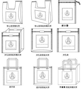 环保袋,无纺布袋款式图