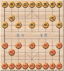 象棋“楚河汉界”