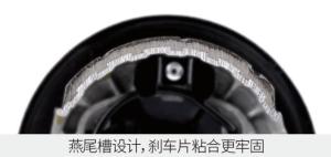 陶瓷刹车应用的图例