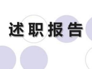 述职报告
