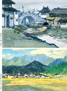 吴国亭早期作品