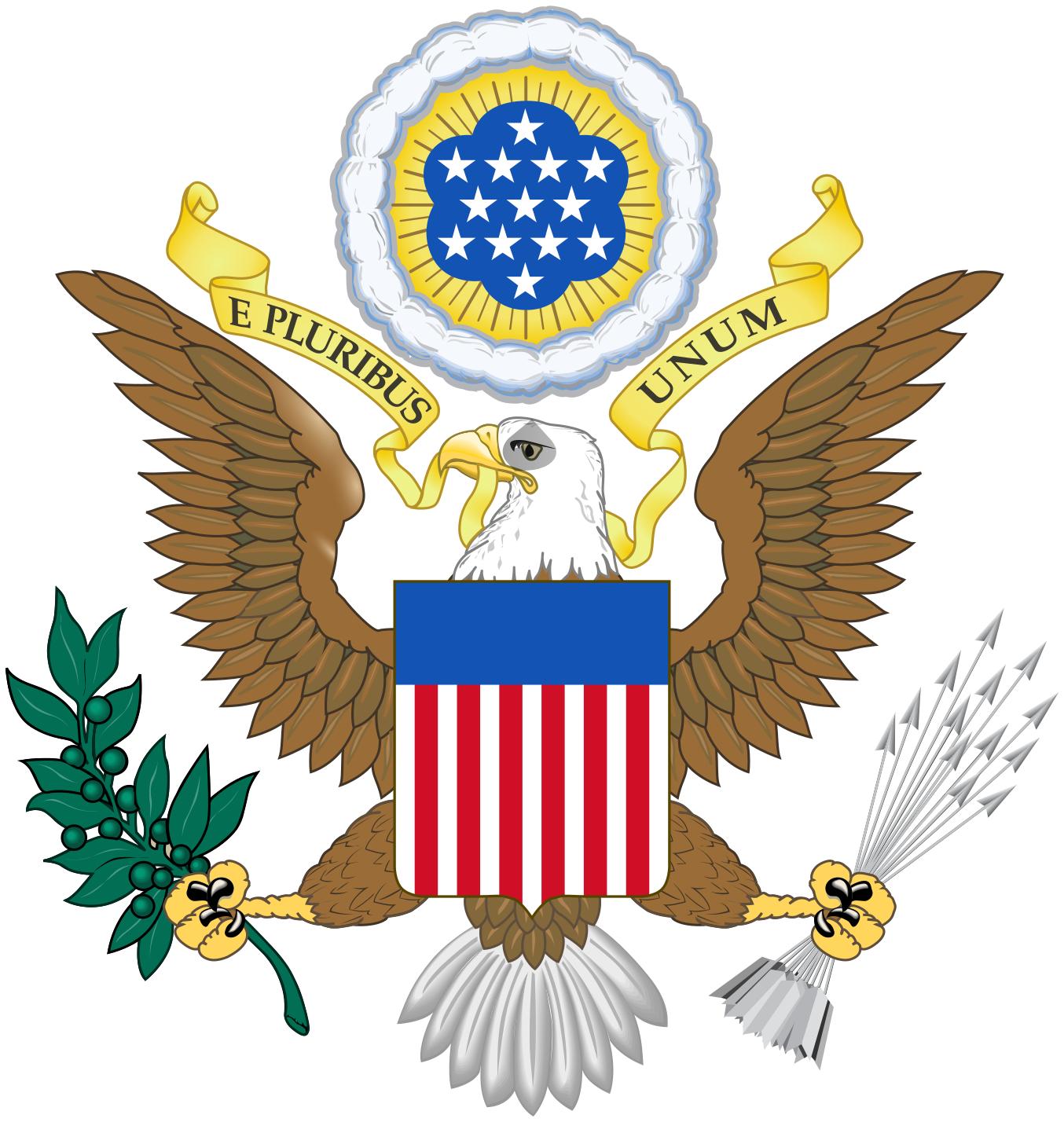 美国国徽图片及含义图片