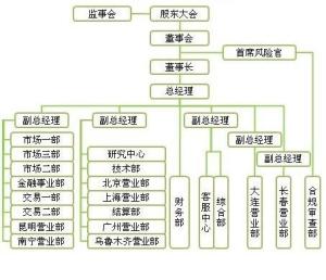 期货公司组织结构图