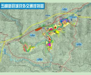 五峰县城交通规划图