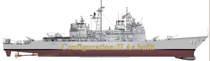 文森斯号(CG 49),注意与下图托马斯号区别 文森斯号(CG 49),注意与下图托马斯号区别