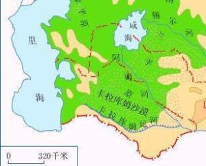 卡拉库姆沙漠位置