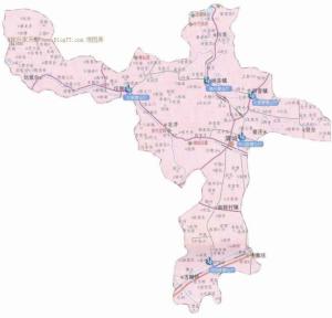 满城区行政区划图