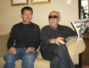 与著名学者文怀沙老先生在余姚