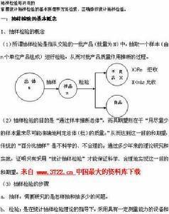 抽样检验