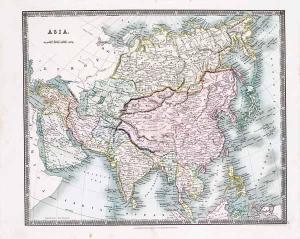 1833年德国Gotha出版的地图承认库页岛属于中国