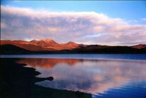 扎日南木措晚霞 扎日南木措晚霞