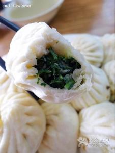 荠菜包子