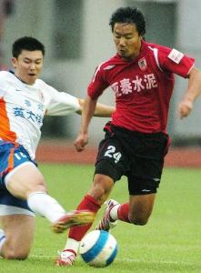 闫峰比赛中