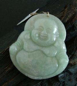 豆种翡翠玉佛