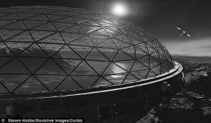 火星“透明穹顶建筑”示意图