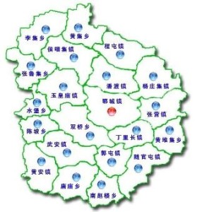 郓城--乡镇区划