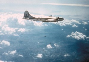 1951年，朝鲜战争中的B-29轰炸机