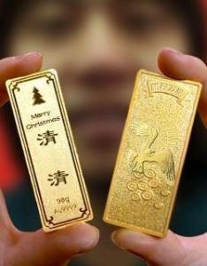 个性”圣诞金条