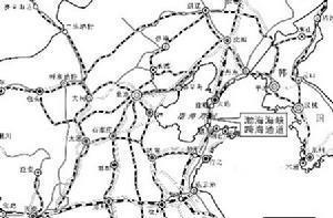渤海海峡跨海通道位置示意图