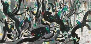 吴冠中先生画作《小鸟天堂》