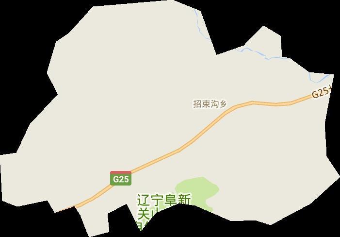 招束沟镇电子地图