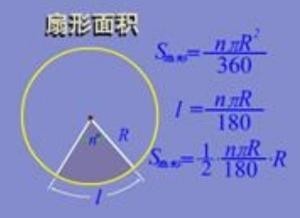 扇形计算公式 数学公式 搜狗百科